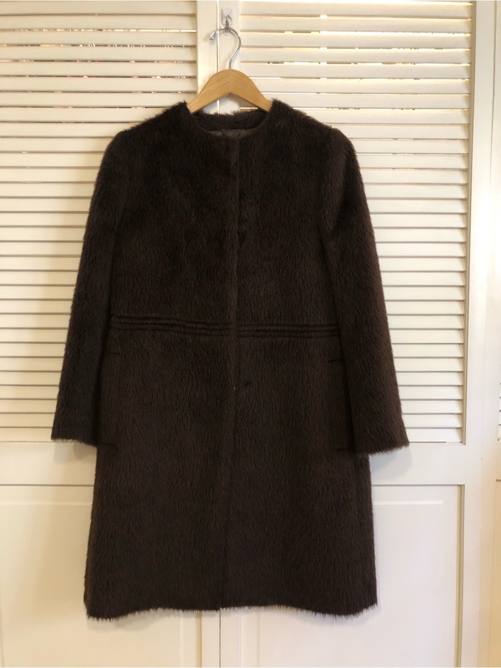 Brown Alpaca Italian Coat - Picture 2 of 8